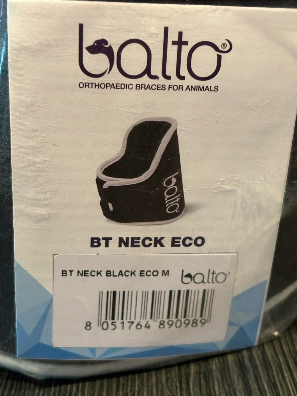 BT Neck Eco Dog Neck Brace - Black